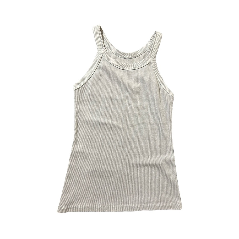 Baci Ribbed Tank Top (Gray)